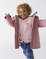 Parka - Teddyfell - Rosa