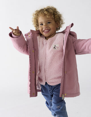 Parka - Teddyfell - Rosa