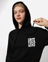 Džemperis - Gaubtas - juodas