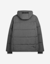 Jacke - Kapuze mit Tunnelzug - dunkelgrau