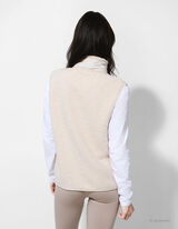 Vesta - Plyšový flauš - biely