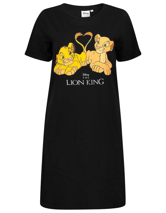 Damen Kleid Mit Konig Der Lowen Print Takko Fashion 