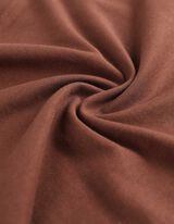 Tričko s dlhými rukávmi - Bavlna - tmavohneda