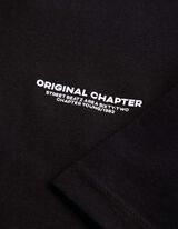 T-Shirt - Oversized Fit - Schwarz