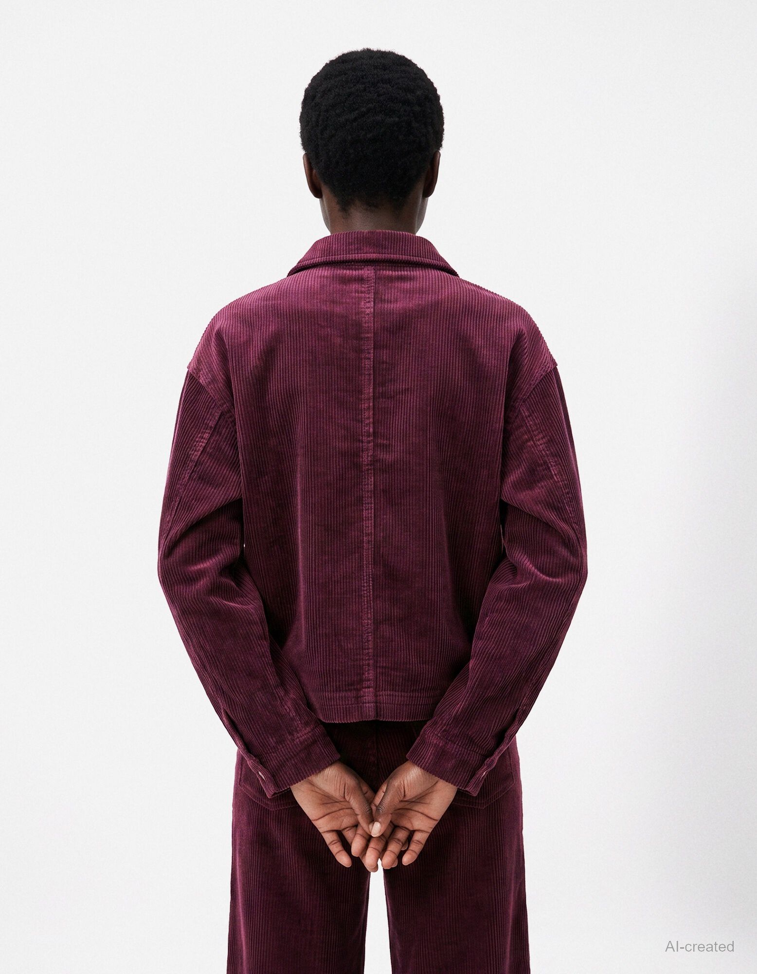 Jacke - Cord - Lila