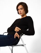 Trui - V-hals - Zwart