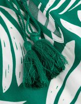 Haljina - &Scaron;areni print - tamno-zelena