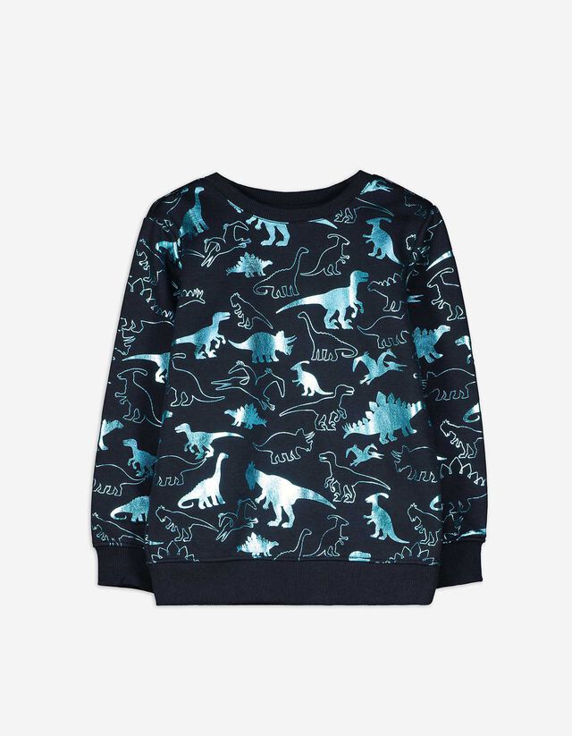 Kinder Pullover - Allover-Print - Gr. 98-128