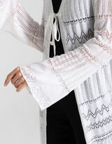 Longcardigan - Feinstrick