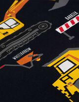 Hosszú ujjú felső - Nyomott minta - sotetkek