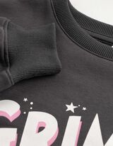 Sweatshirt - The Grinch - Dunkelgrau