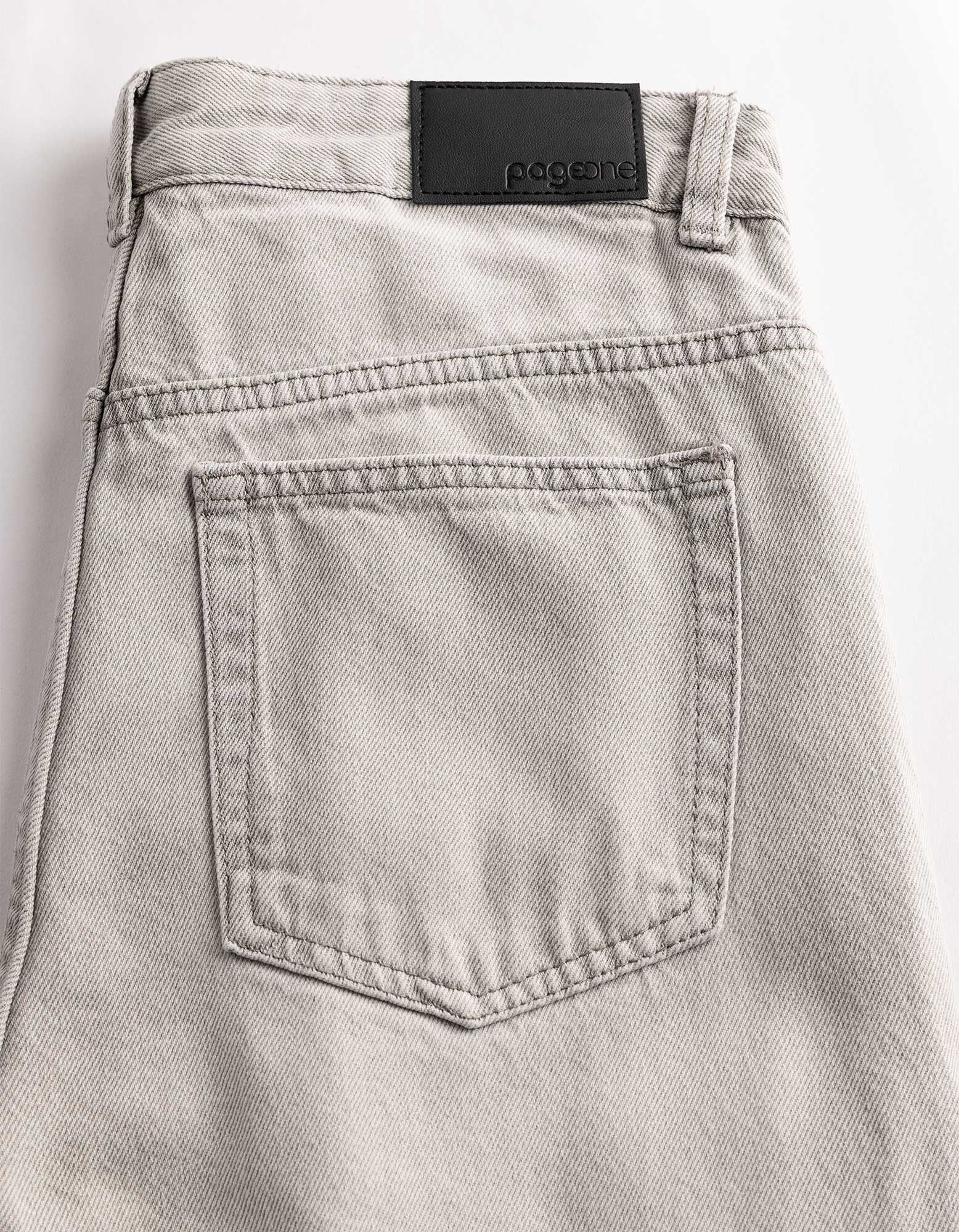 Jeans - Barrel Fit - Grau
