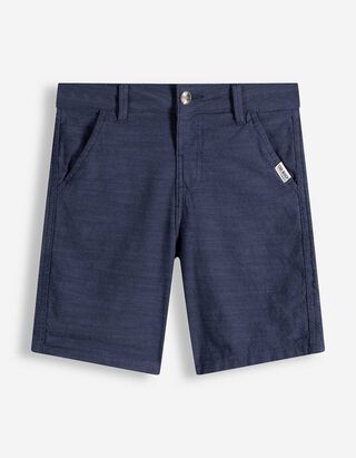 Shorts - Regulierbarer Saum - Dunkelblau