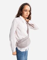 Borsa a tracolla - Scomparto aperto all&rsquo;interno - grigio chiaro