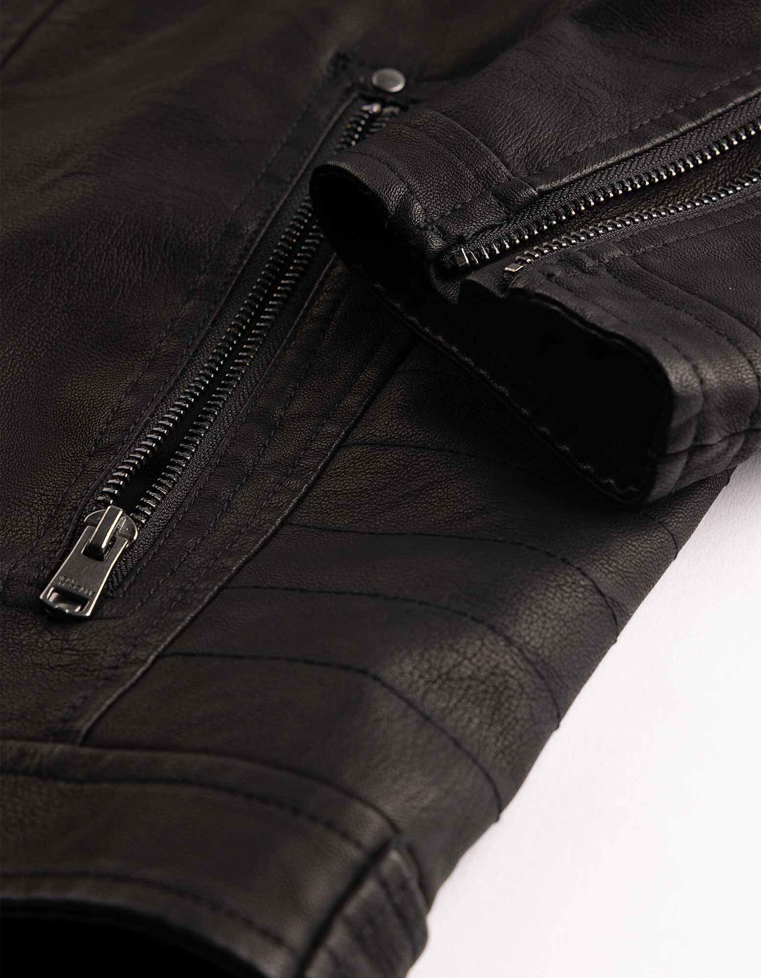 Jacke - PU - Schwarz