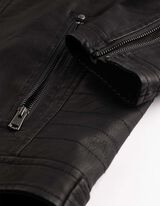 Jacke - PU - Schwarz