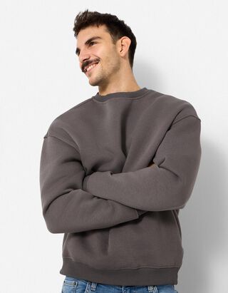 Sweatshirt - Oversized Fit - Dunkelgrau