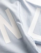 T-shirt - Sweatstof - lichtblauw