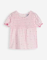 Blouse - Imprim&eacute; all-over - blanc