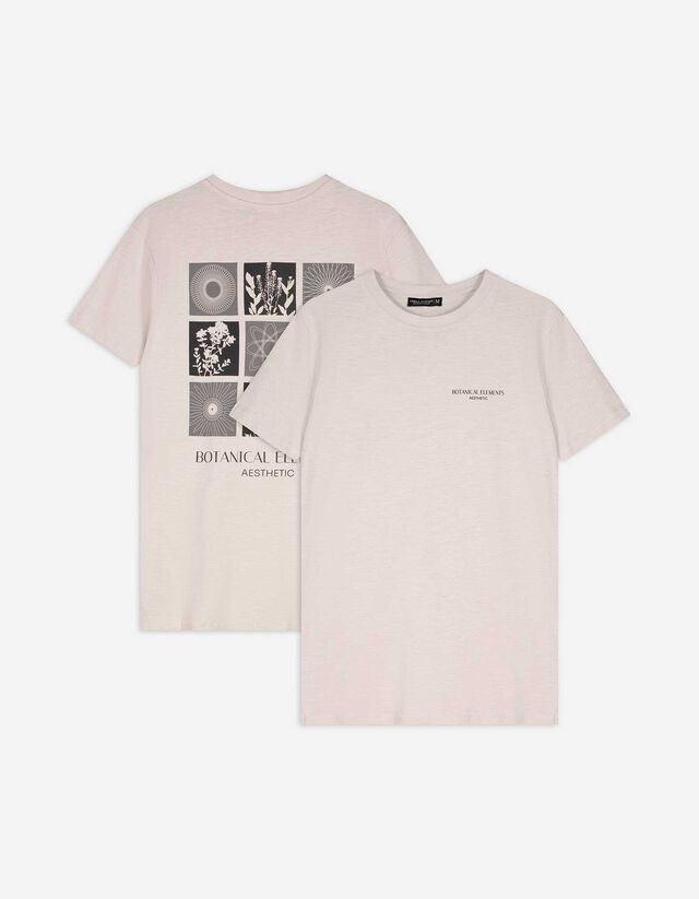 T-shirt - Nadruk na plecach - bez