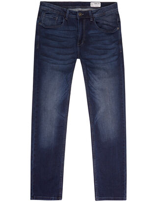 Herren Slim Fit Jeans im Stone Washed Look 