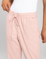 Pantalone za džoging - Me&scaron;avina lana - roze