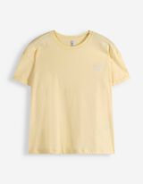 T-Shirt - Stickereien - hellgelb