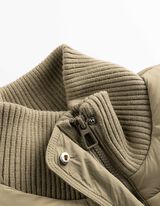 Steppweste - Cropped - dunkelgr&uuml;n