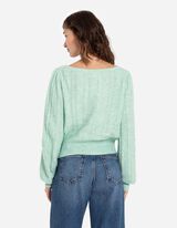 Strickpullover - Puffärmel