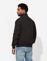 Softshelljacke - Stehkragen - schwarz