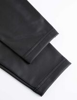 Legging - Imitatieleer - zwart