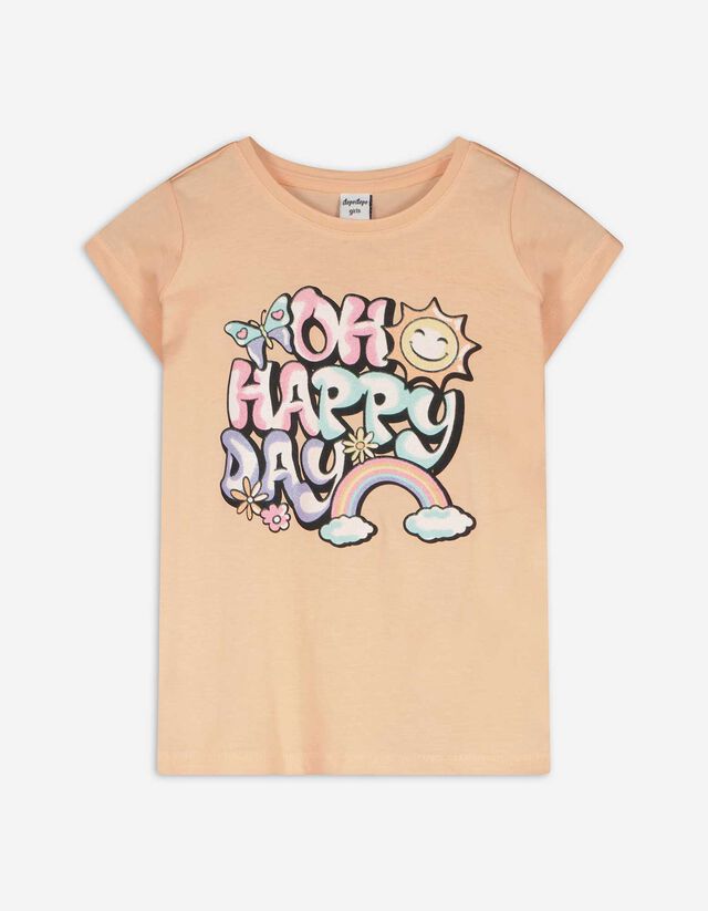 T-Shirt - Print - orange
