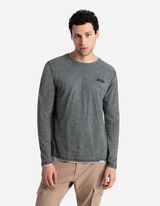 Longsleeve - Dubbellaagse look - groen