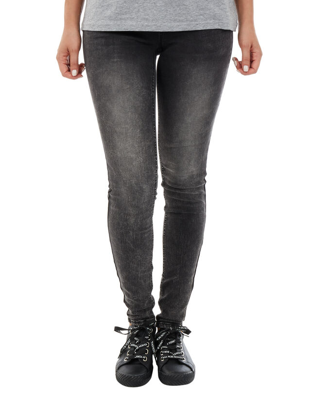Damen Jeggings aus Coloured Denim