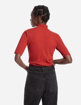 Majica kratkih rukava - Tričetvrt rukavi - tamno-crvena