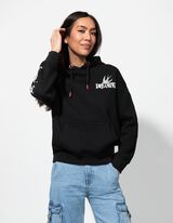 Meleg&iacute;tőfelső - H&aacute;tul nyomtatott minta - fekete