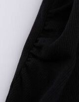 Top sans manches - Unicolore - Noir