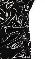 Midi haljina - Izgled na preklop - crno