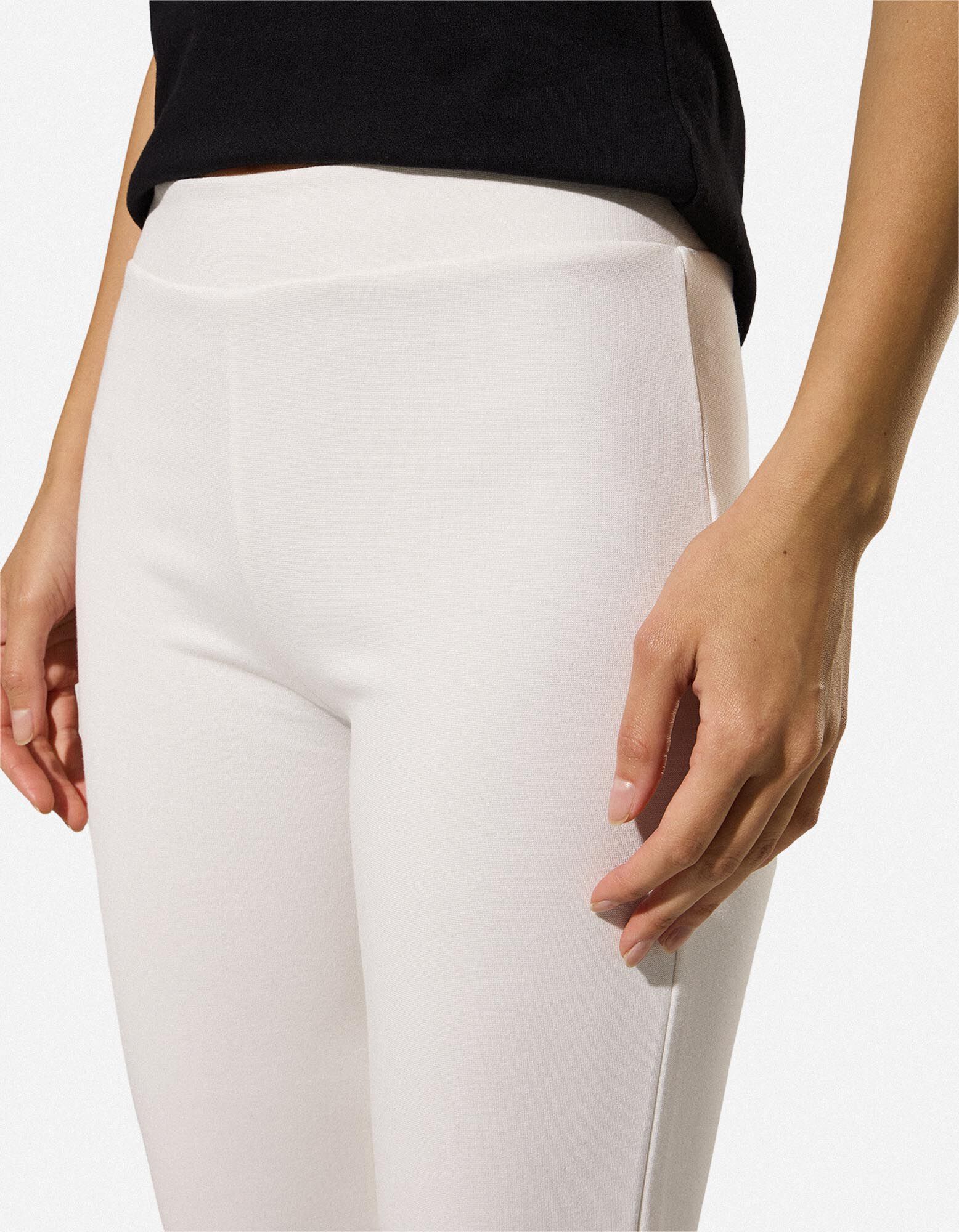 Hose - Viskose-Anteil - Off-White