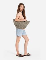 Borsa - Design multicolore - nero