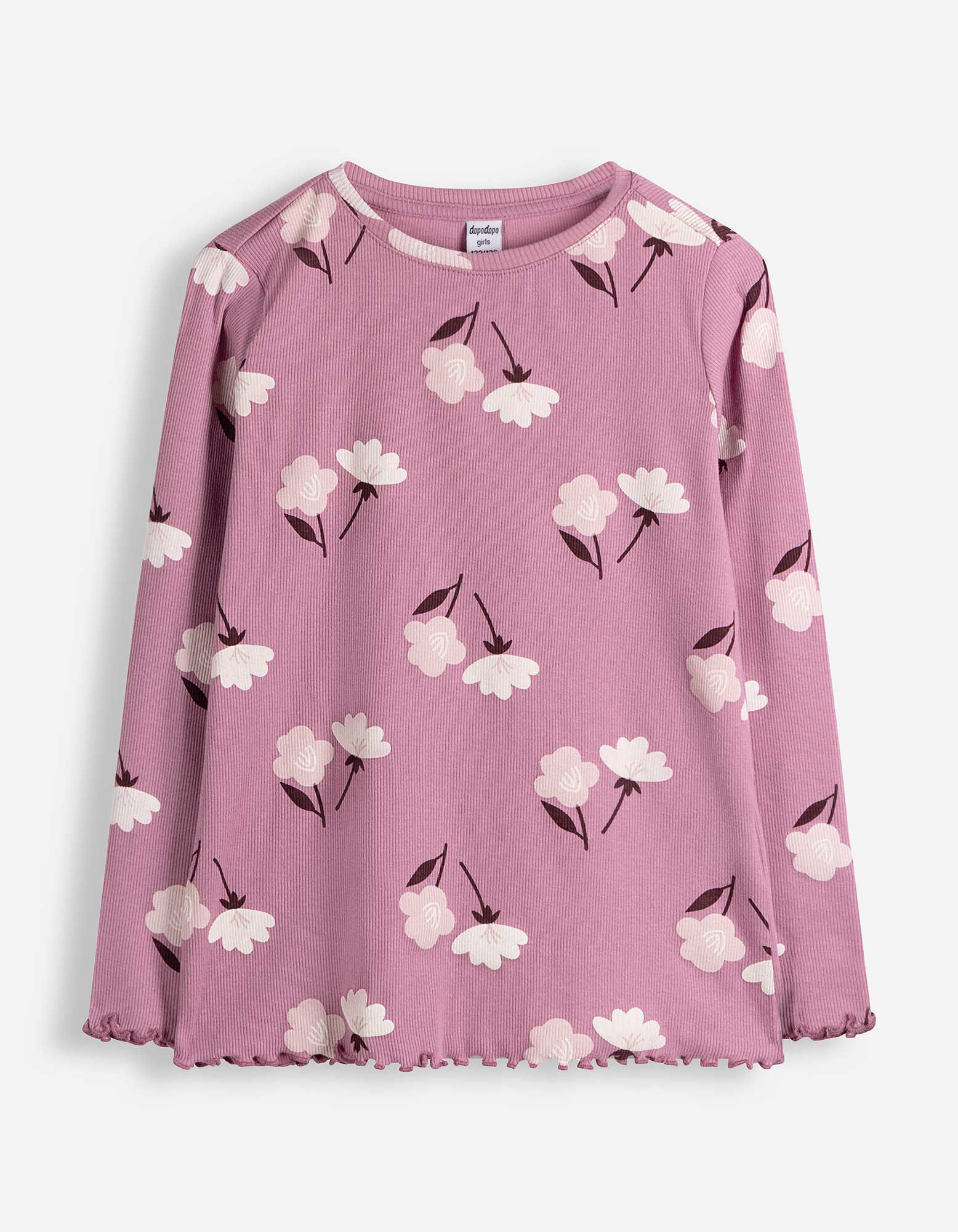 Longsleeve - Geschulpte zoom - Roze