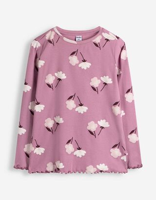 Longsleeve - Geschulpte zoom - Roze