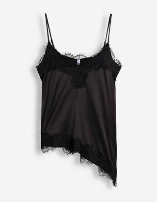 Top - Asymmetrisch - Schwarz
