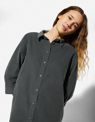 Kleid - Cord - gr&uuml;n