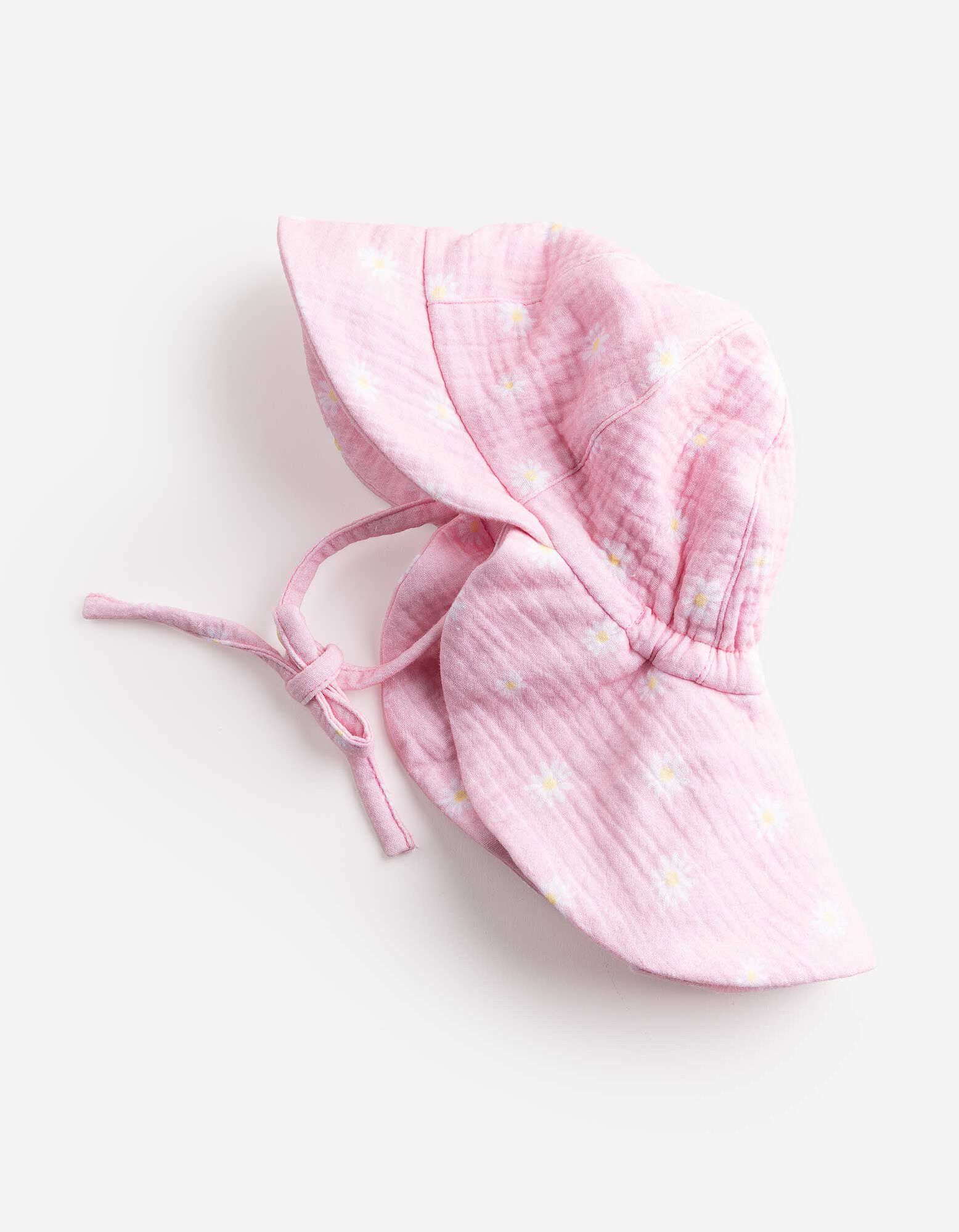 Chapeau d&rsquo;&eacute;t&eacute; - Imprim&eacute; all-over - Rose