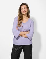 Pullover - Feinstrick - lila