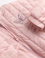 Jacke - Stickereien - rosa