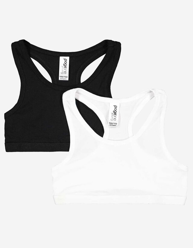 Bustier - Confezione doppia - bianco