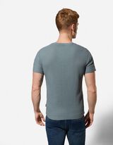 T-Shirt - Knopfleiste - t&uuml;rkis