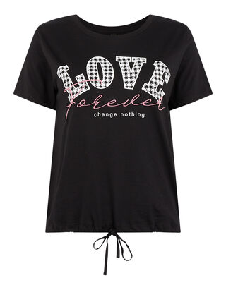 Damen T-Shirt mit Message-Print